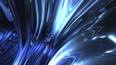 Bright blue explosion wallpaper