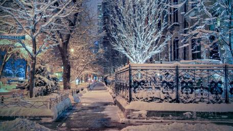 Winter in Chicago wallpaper