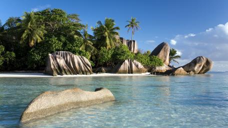 Anse Source d'Argent beach (Seychelles) wallpaper