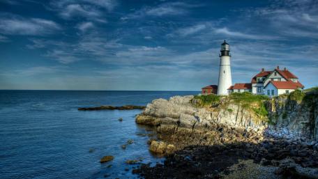 Portland Head Light in Cape Elizabeth wallpaper