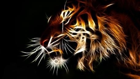 Fierce Spirit of the Tiger wallpaper