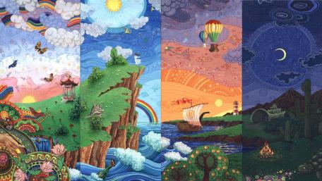 Dreamland fairytale art wallpaper