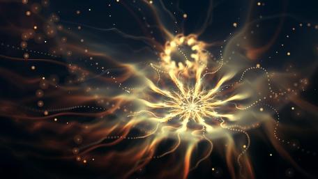 Dynamic Waves of Light and Energy wallpaper