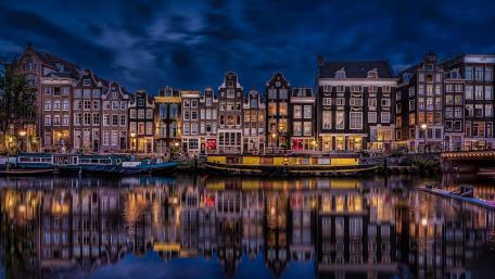 Singel Canal (Amsterdam) wallpaper