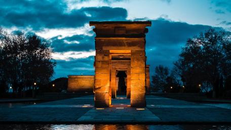 Temple of Debod (Madrid, Spain) wallpaper