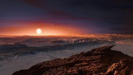 Alien planet landscape wallpaper