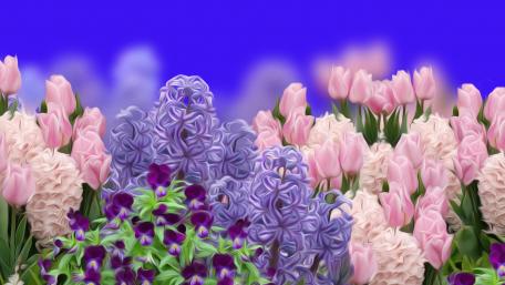 Spring Symphony in Bloom wallpaper