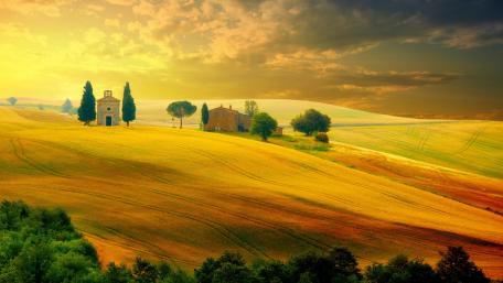 Tuscany Landscape wallpaper