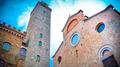 San Gimignano architecture wallpaper