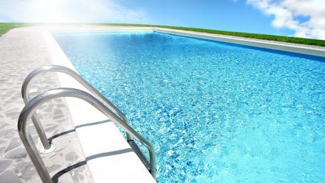 Refreshing Summer Pool Experience in Azure Waters wallpaper