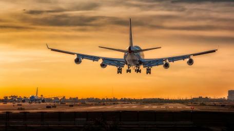 Soaring into the Sunset wallpaper