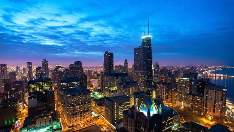 Chicago skyline wallpaper