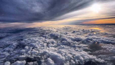 Above the clouds wallpaper