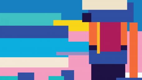 Minimalist abstract art wallpaper