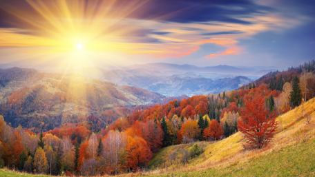 Fall landscape wallpaper