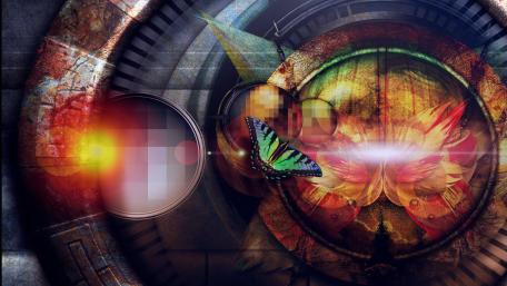 Digital eye wallpaper