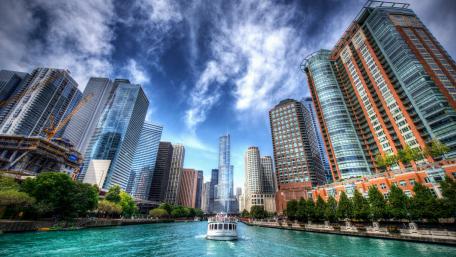 Chicago River wallpaper