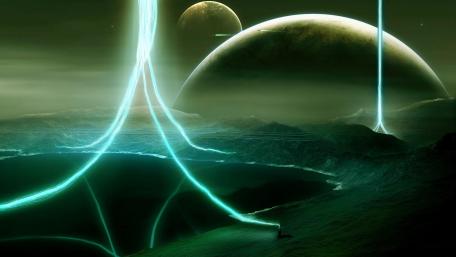 Lux Aeterna (Eternal light) -  Fantasy space art wallpaper