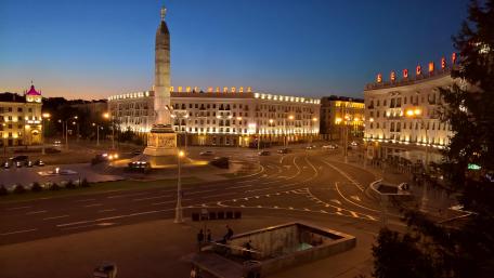 Victory Square at Minsk wallpaper