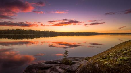 Lake Kankarisvesi (Jämsä, Finland) wallpaper