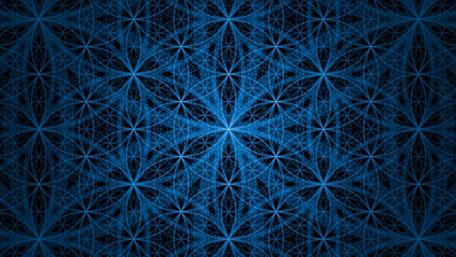 Overlapping circles grid wallpaper