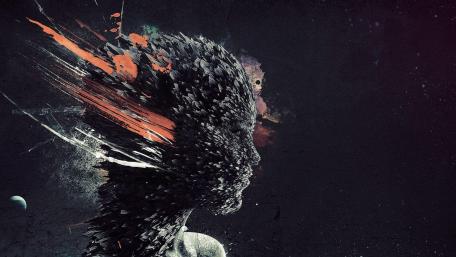 Artistic head - Digital art wallpaper