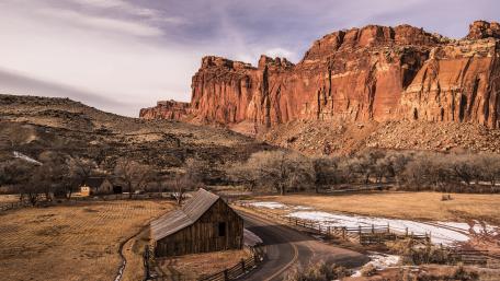 Capitol Reef National Park, Fruita Barn wallpaper