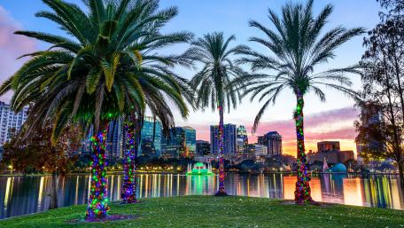 Lake Eola Park Peninsula wallpaper