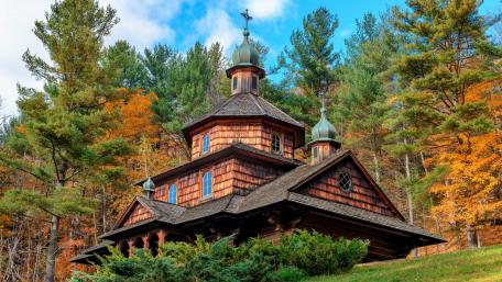 St. John the Baptist Ukrainian Catholic Church (Hunter, New York) wallpaper