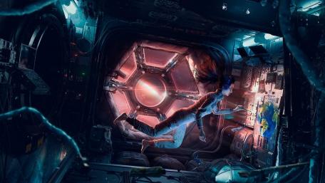 Zero Gravity Journey wallpaper