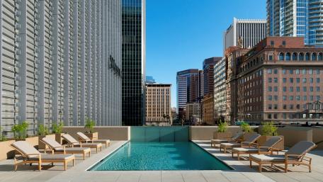 The Westin Phoenix Downtown terrace pool wallpaper