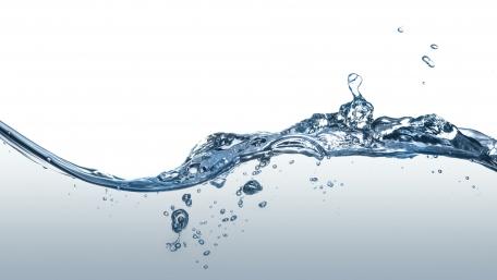 Clear water wave wallpaper