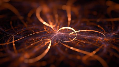 Optical fiber wallpaper