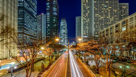 Tokyo at night wallpaper