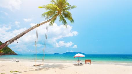 Tropical vacation wallpaper