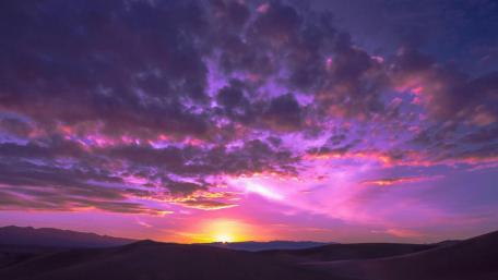 Desert dawn wallpaper