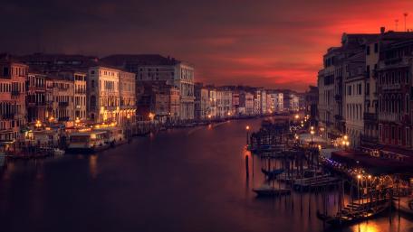 Grand Canal Sundown wallpaper