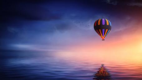 Hot Air Balloon ride wallpaper