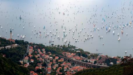 Barcolana Sailing regatta in Trieste wallpaper