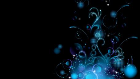 Blue design wallpaper
