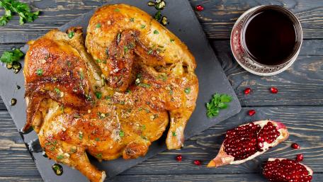 Roast chicken wallpaper