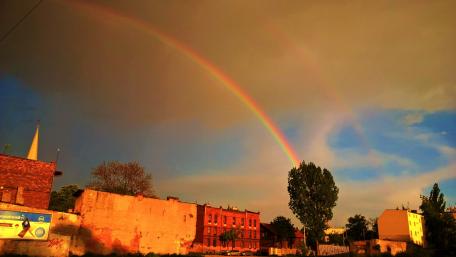 Rainbow in Zabrze wallpaper