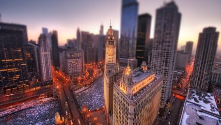 Wrigley Building wallpaper