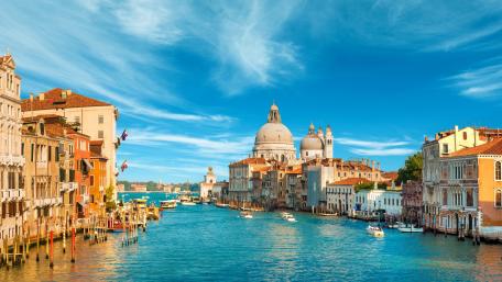 Venice from the Grand Canal (Italy) wallpaper