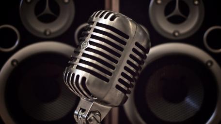 Microphone wallpaper