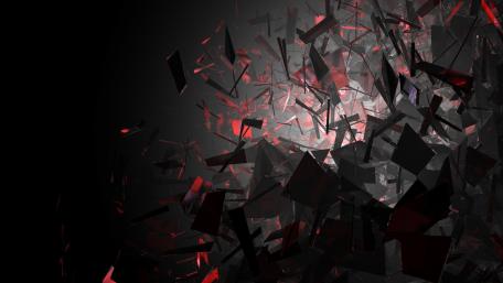 Shattered Red Reflections wallpaper