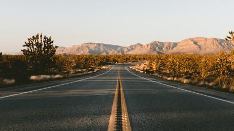 Endless Journey through the Wilderness Roadway wallpaper