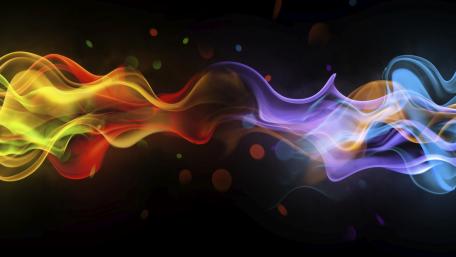 Colored smoke graphics wallpaper