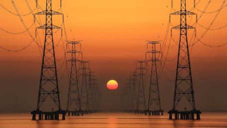 Power line wallpaper