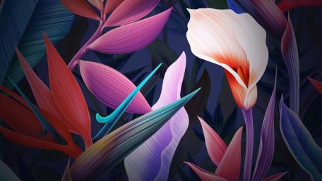 Flower design wallpaper